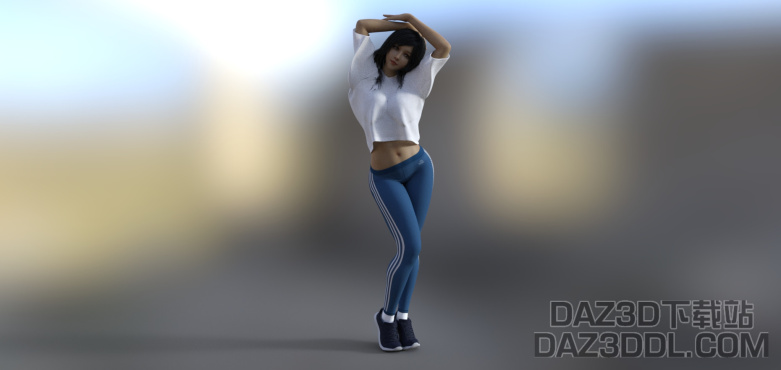 新下的模型，做个练习！_DAZ3D下载站