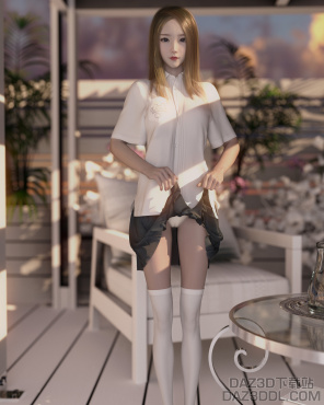 撩个裙子_DAZ3D下载站