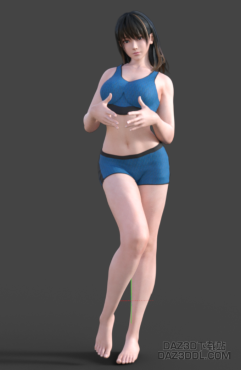 默认的渲染就很不错_DAZ3D下载站
