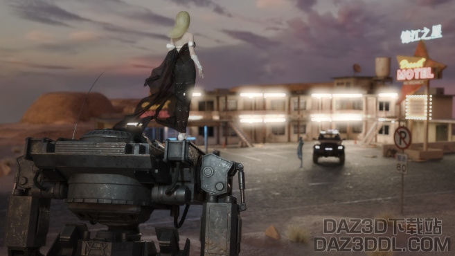 一个临时搭的场景_DAZ3D下载站