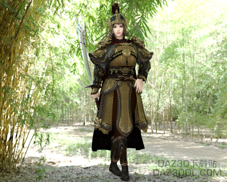 御驾亲征的中国公主_DAZ3D下载站