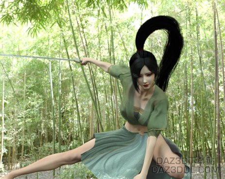 白蛇2青蛇劫起——小青_DAZ3D下载站