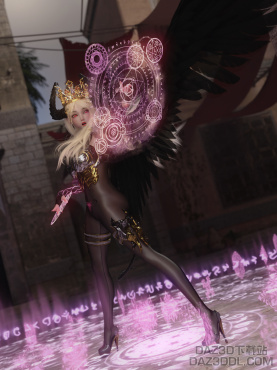 魅魔化的伊莉雅_DAZ3D下载站