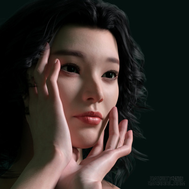 大头照练习_DAZ3D下载站