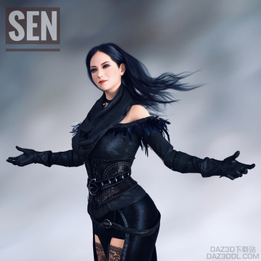 妹子cosplay叶奈法 并拍了写真_DAZ3D下载站