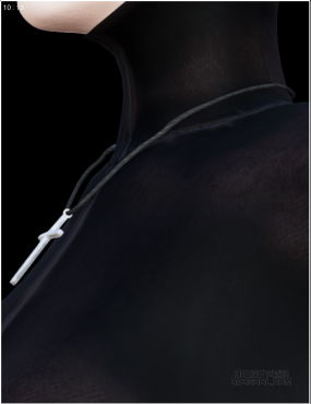 救救孩子吧！！如何让项链贴身！！！_DAZ3D下载站
