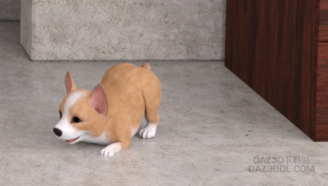 小狗的毛发渲染不出来_DAZ3D下载站