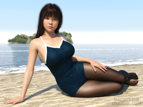 死库水+黑色裤袜_DAZ3D下载站