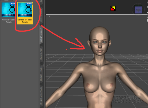 谁知道8.1模型安装后 变形错误原因!!!!求救_DAZ3D下载站