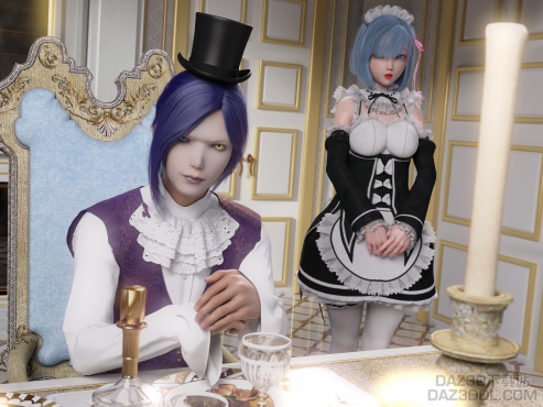 晒晒图，除夕的晚上会发贺岁图，不知道审核能不能准时_DAZ3D下载站
