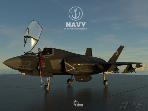 骷髅中队F-35_DAZ3D下载站