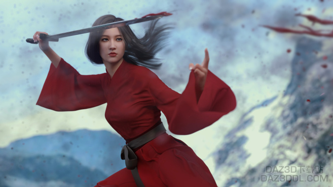 花木兰2.0_DAZ3D下载站