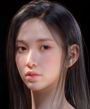 4K重制了一下大美女 原作品seonghwan jang_DAZ3D下载站