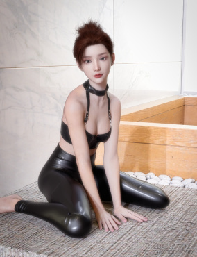 浴室皮衣【3P】_DAZ3D下载站