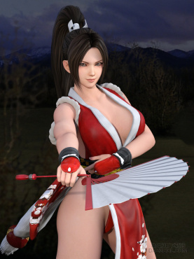 不知火舞   ~~  请按一下 heart_DAZ3D下载站