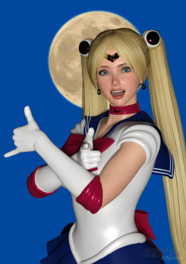 Sailor Moon ~~   请按一下 heart_DAZ3D下载站