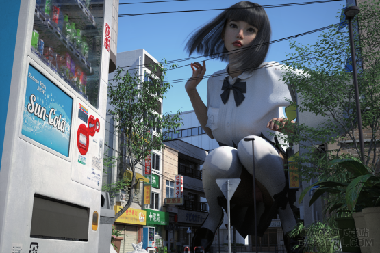 Big Big Tokyo Girl  ~~  请按一下 heart_DAZ3D下载站