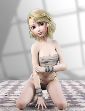 随便渲染的几张图，_DAZ3D下载站