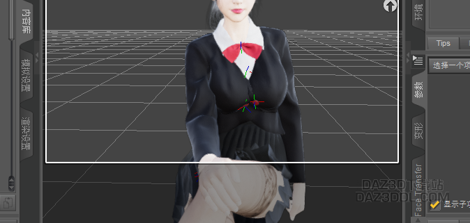 使用daz to c4d插件导入到c4d之后服装会穿模_DAZ3D下载站
