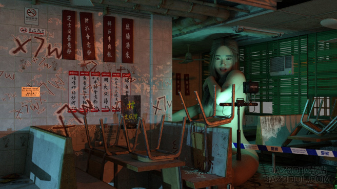奇奇怪怪夜~!~顺便点个赞～_DAZ3D下载站