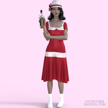 小仙女与威士忌_DAZ3D下载站