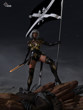 指挥官，我们已占领了1号高地！_DAZ3D下载站