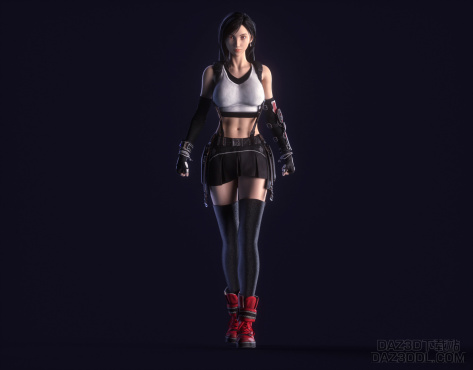 Tifa  蒂法_DAZ3D下载站