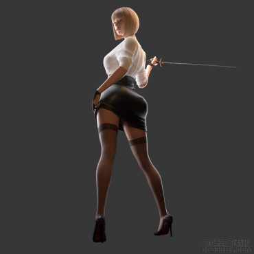 谁不喜欢冷血女杀手呢，求指导_DAZ3D下载站