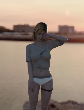 晚霞_DAZ3D下载站