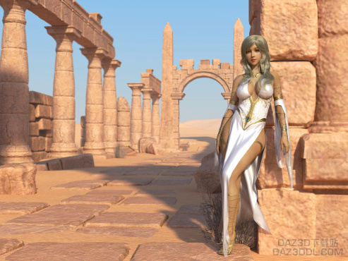 沙漠少女_DAZ3D下载站