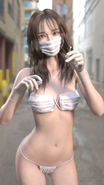 啊 张嘴，做核酸啦_DAZ3D下载站