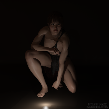 努力渲图中 女战士敬上_DAZ3D下载站