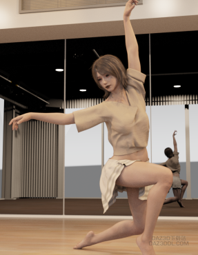 学姐练舞_DAZ3D下载站