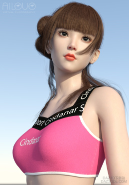 夏日阳光下的女孩_DAZ3D下载站