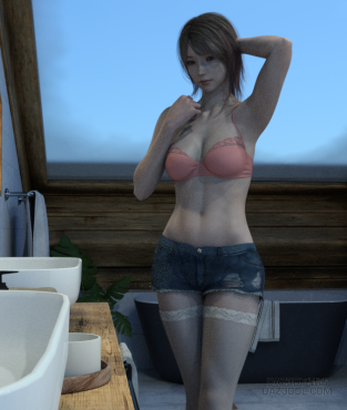林间小屋_DAZ3D下载站