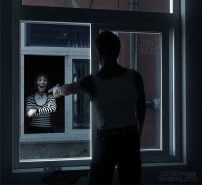 第五弹 《握手楼对面的怪物》_DAZ3D下载站