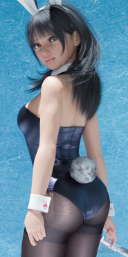 谁不喜欢穿黑丝的兔女郎呢？_DAZ3D下载站