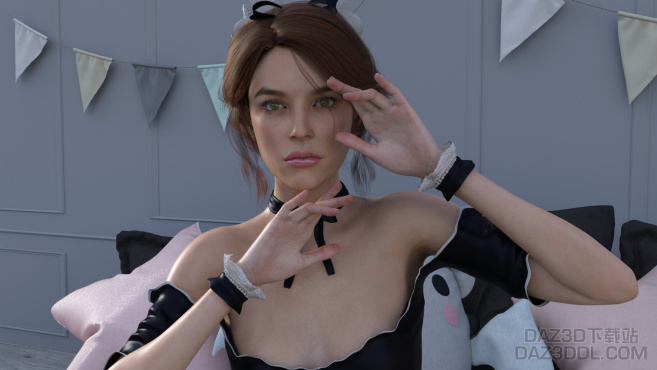 女仆_DAZ3D下载站