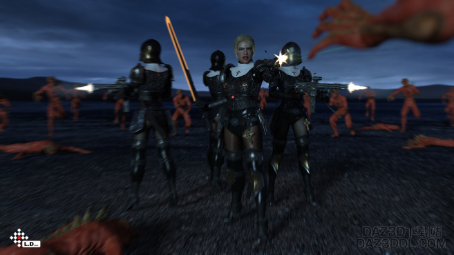 干掉这些异形！_DAZ3D下载站