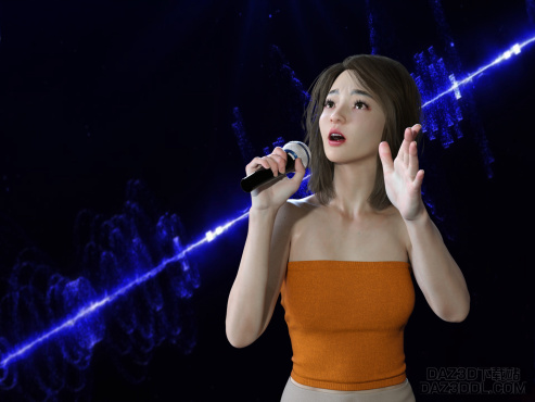 歌手_DAZ3D下载站