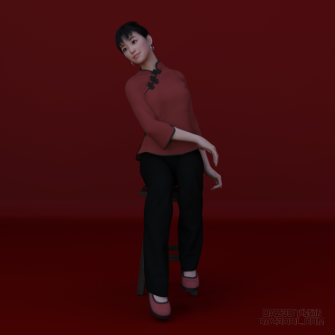 发个小嫂子_DAZ3D下载站