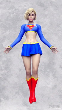 酷酷的super gril_DAZ3D下载站