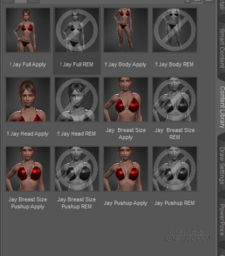 求问这个体型调整如何使用_DAZ3D下载站