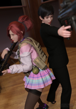 安全的后背_DAZ3D下载站