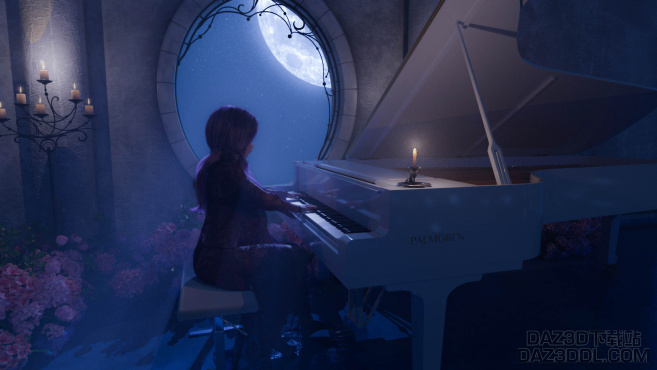 月光_DAZ3D下载站