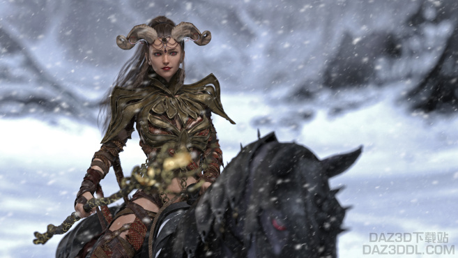 穿越雪山_DAZ3D下载站