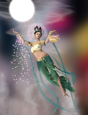 天女散花_DAZ3D下载站