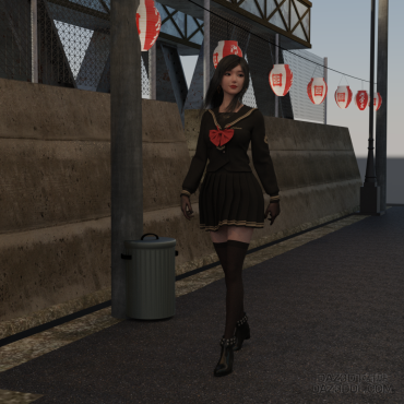 散步_DAZ3D下载站