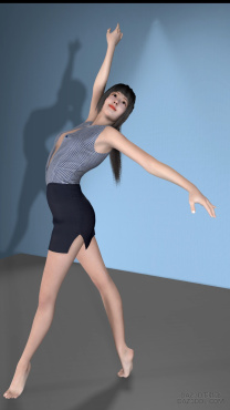 体操女孩_DAZ3D下载站