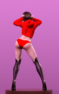 做一个小姐姐扭胯舞蹈视频_DAZ3D下载站